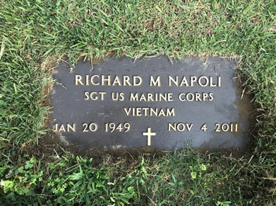 Richard Napoli Grave Marker
